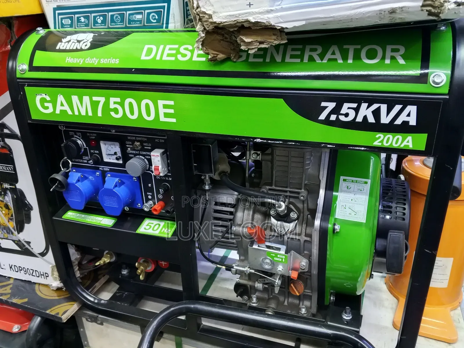 Diesel Generator 7.5kva Rhino Diesel Generator