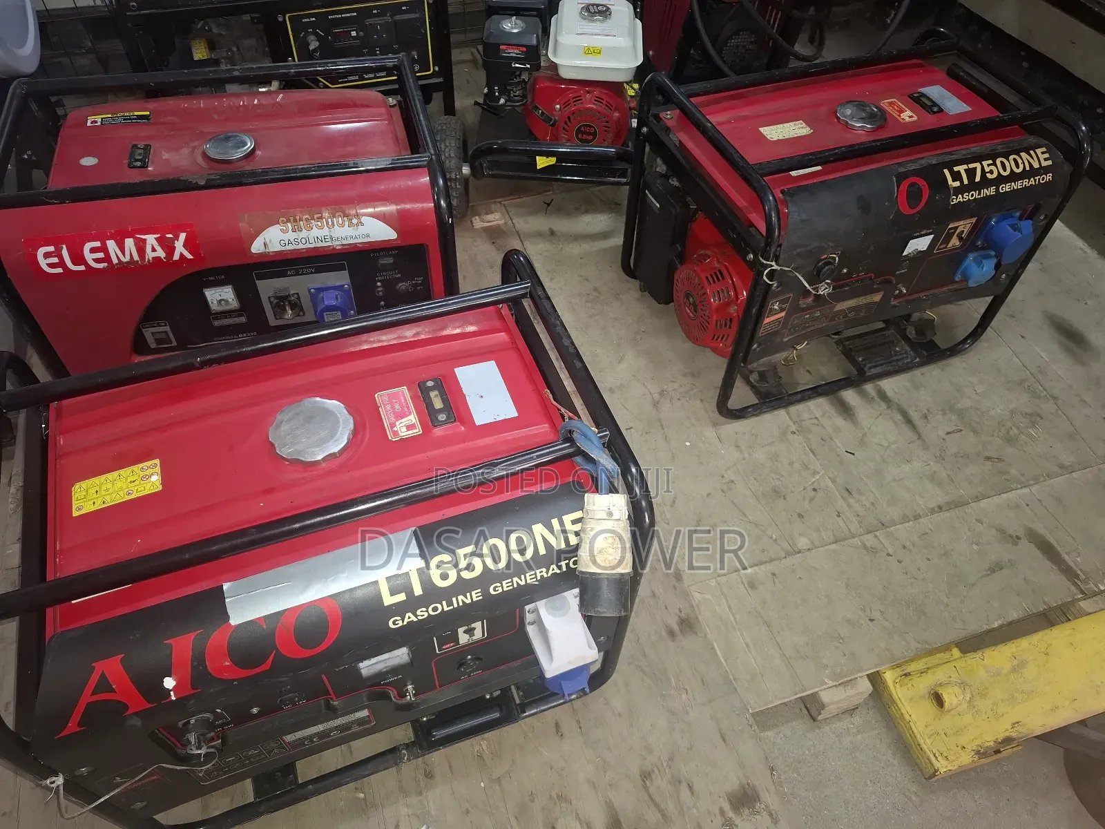 Portable Generators for Hire.