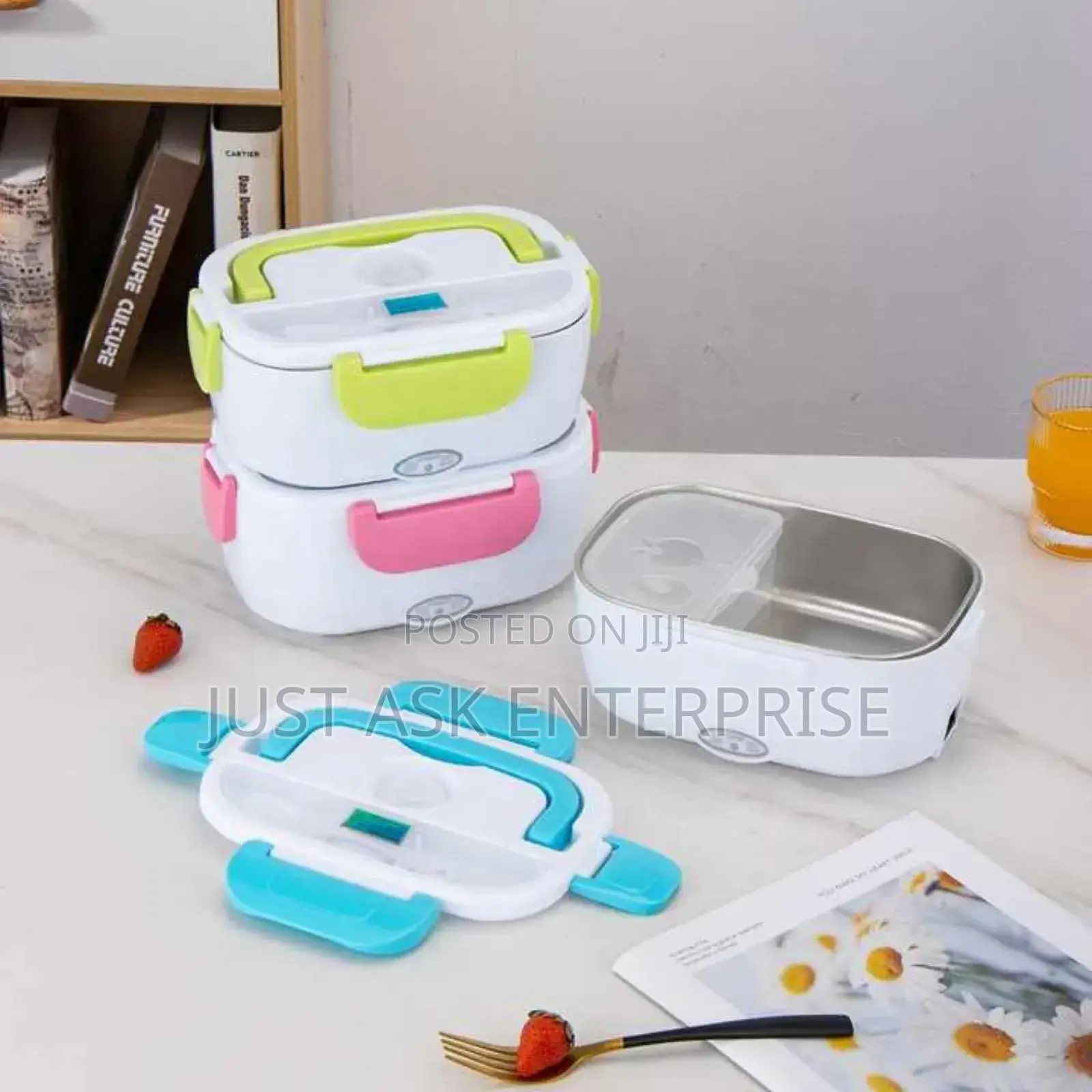 Electric Food Warmer Lunch Box - Built-in Heating Function