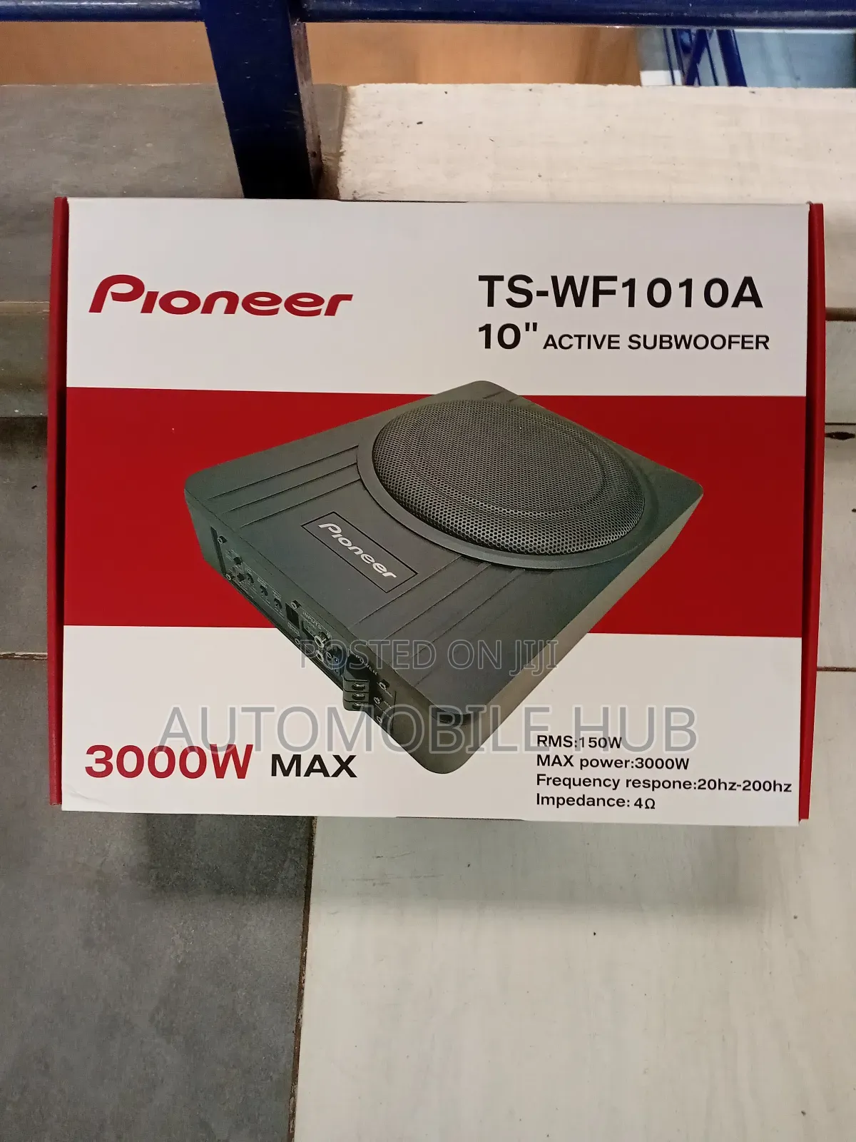 Pioneer Underseat Subwoofer – Powerful Bass, Slim Design, Easy Install