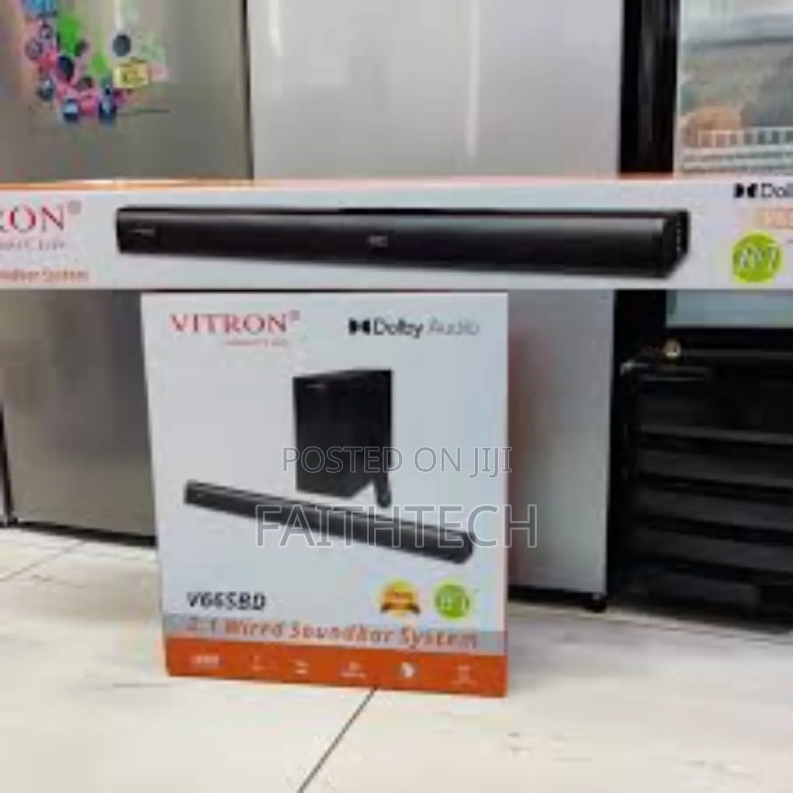 Vitron V66sbd 17000w Dolby Atmo 2.1ch Wired Soundbar System