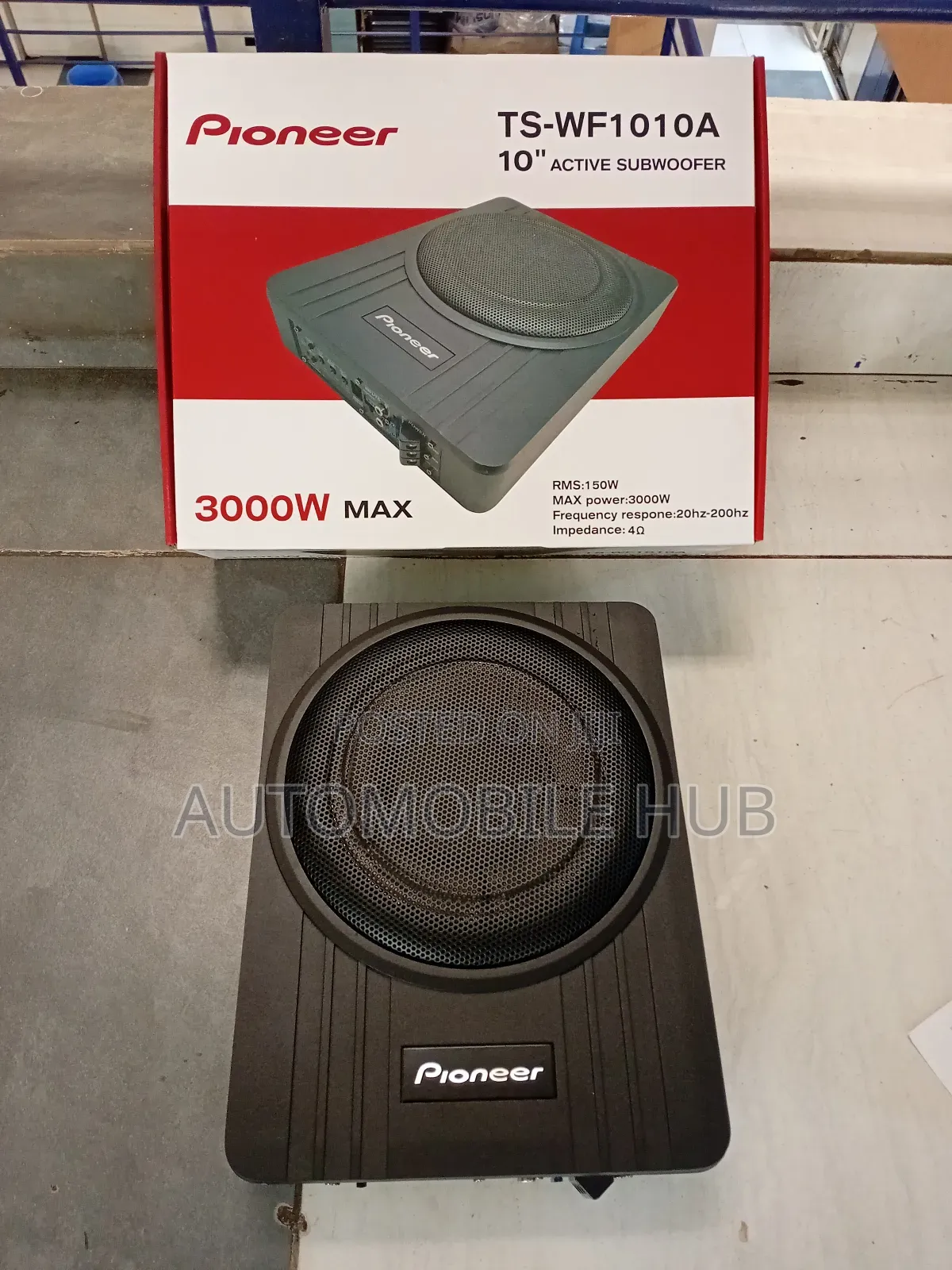Pioneer Underseat Subwoofer – Powerful Bass, Slim Design, Easy Install
