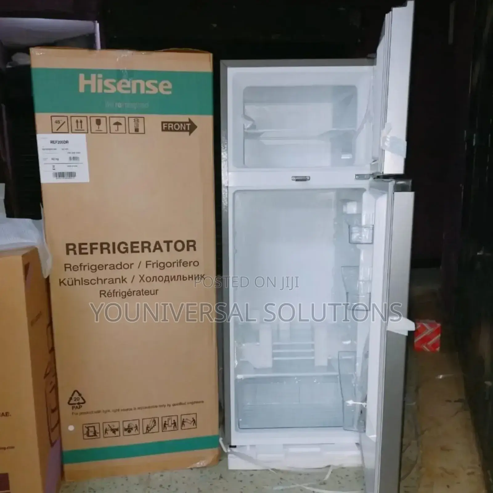 Hisense Refrigerator 128litres Double Door