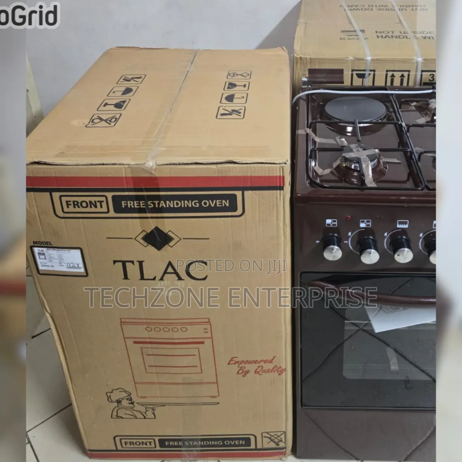 Made in Turkey 50*55cm Tlac 3g+1e Standing Cooker With Gas Sensor 