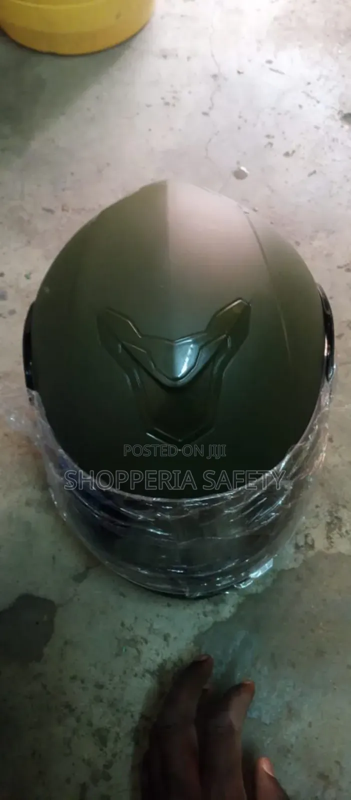 Black Strong Helmet For Motorists
