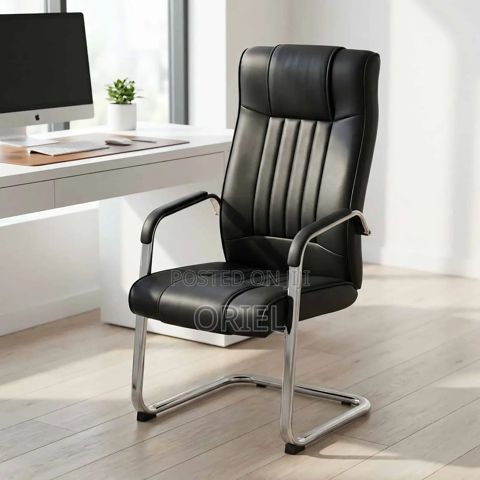 Office Chair : Black Leather Office Boardroom Table