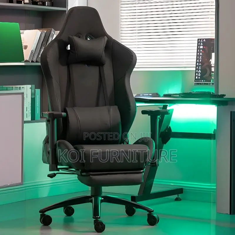 Home Chairs; Generic High Backrest Leather Gaming Chair