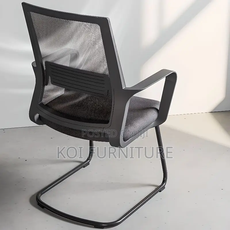 Office Chairs; Mesh Office Visitor Sled Base Seat