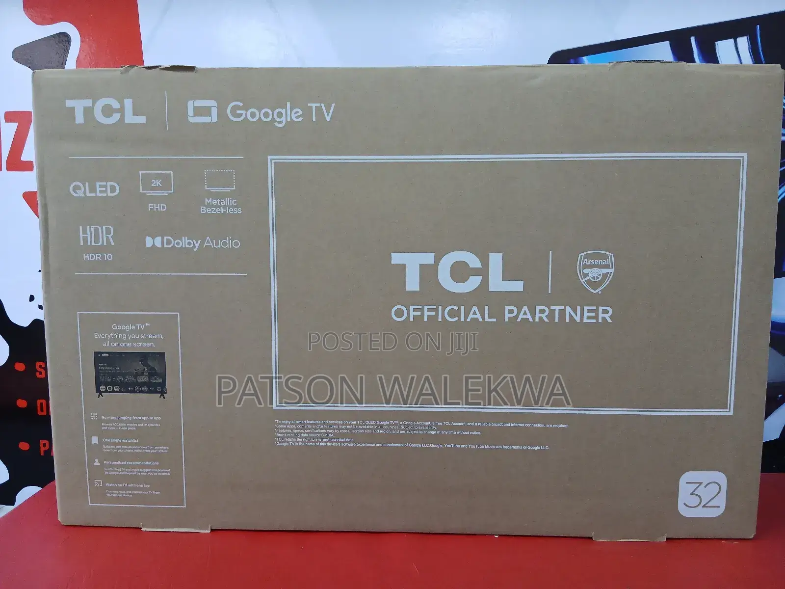 TCL 32s5k 32-Inch Qled Google Tv Smart Android Full Hd HDR 10