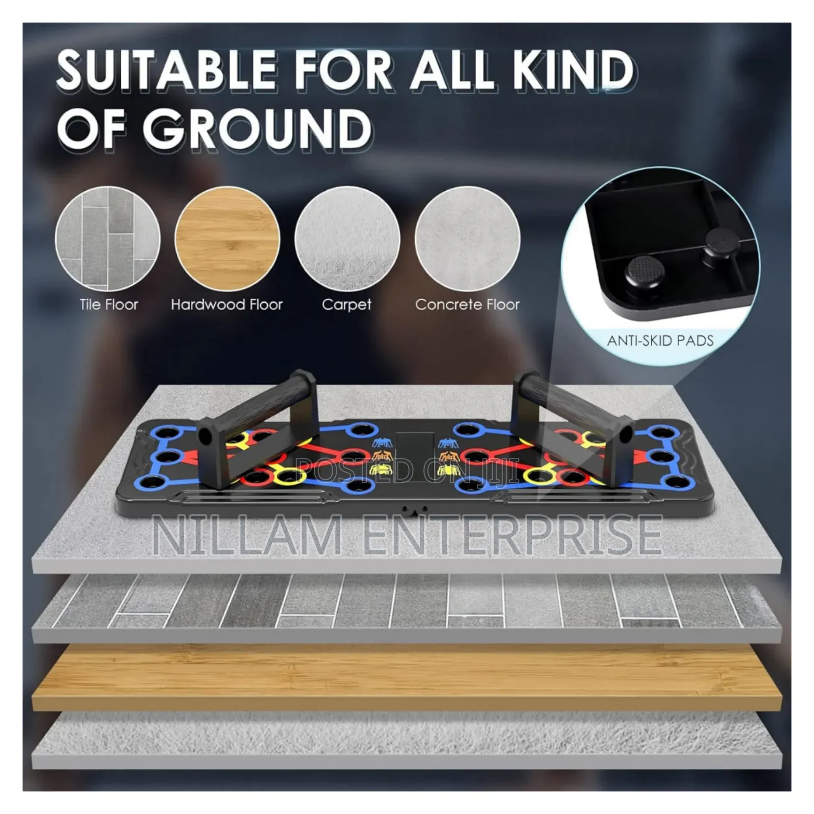 Portable Multifunctional Push-Up Board