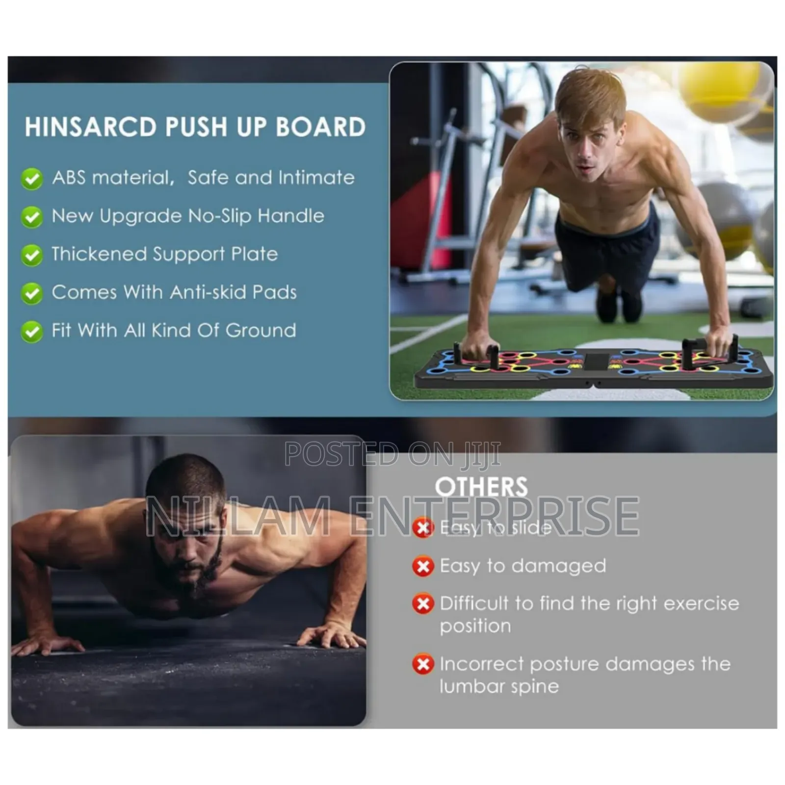 Portable Multifunctional Push-Up Board