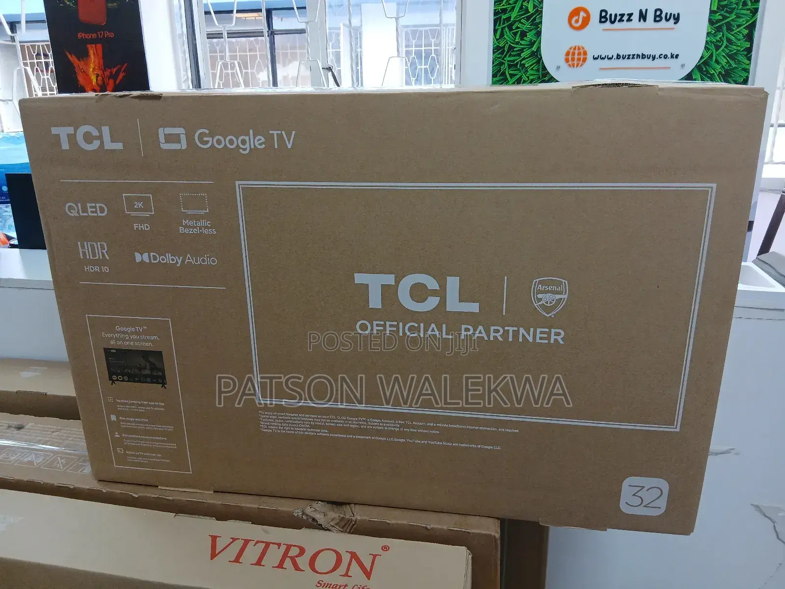 TCL 32s5k 32-Inch Qled Google Tv Smart Android Full Hd HDR 10