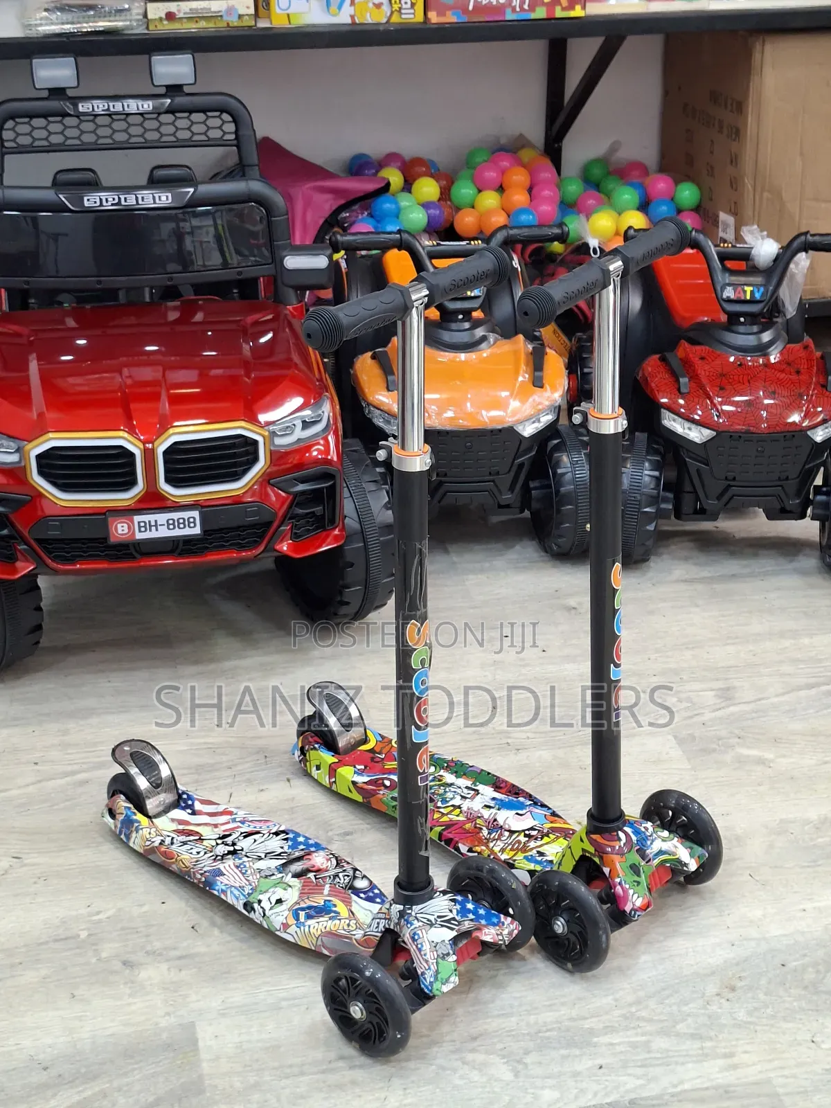 Lightweight Kids Scooter With Led Lights
