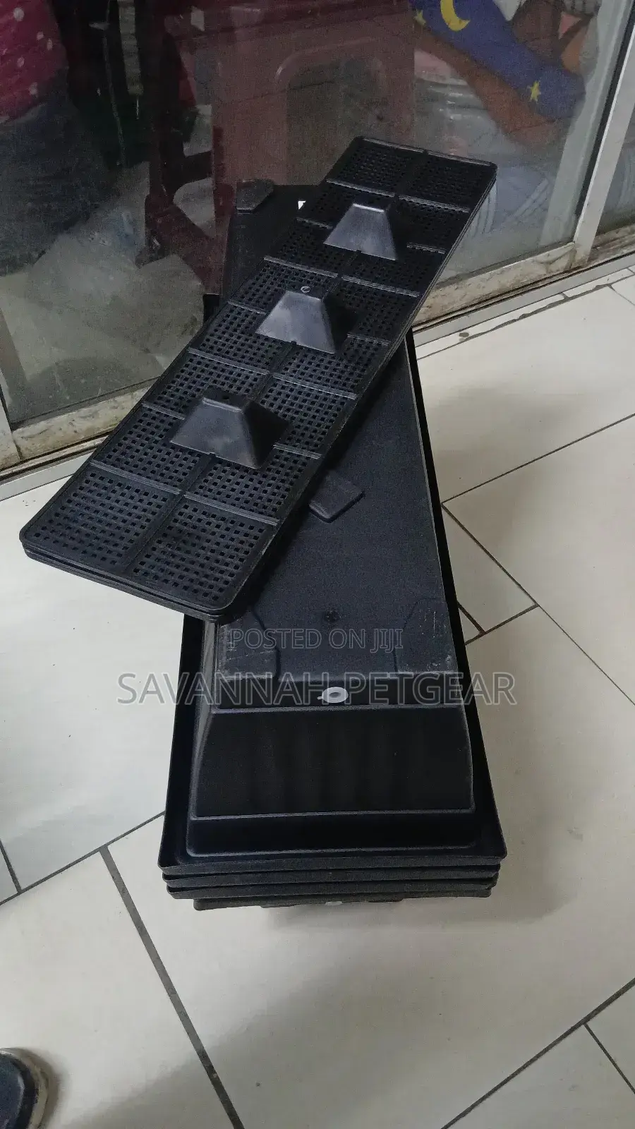 Black Plastic Flower Window Box Planters With Trays