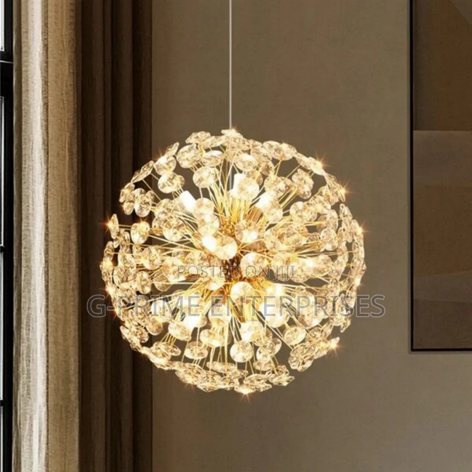 Crystal Ball Pendant Chandelier