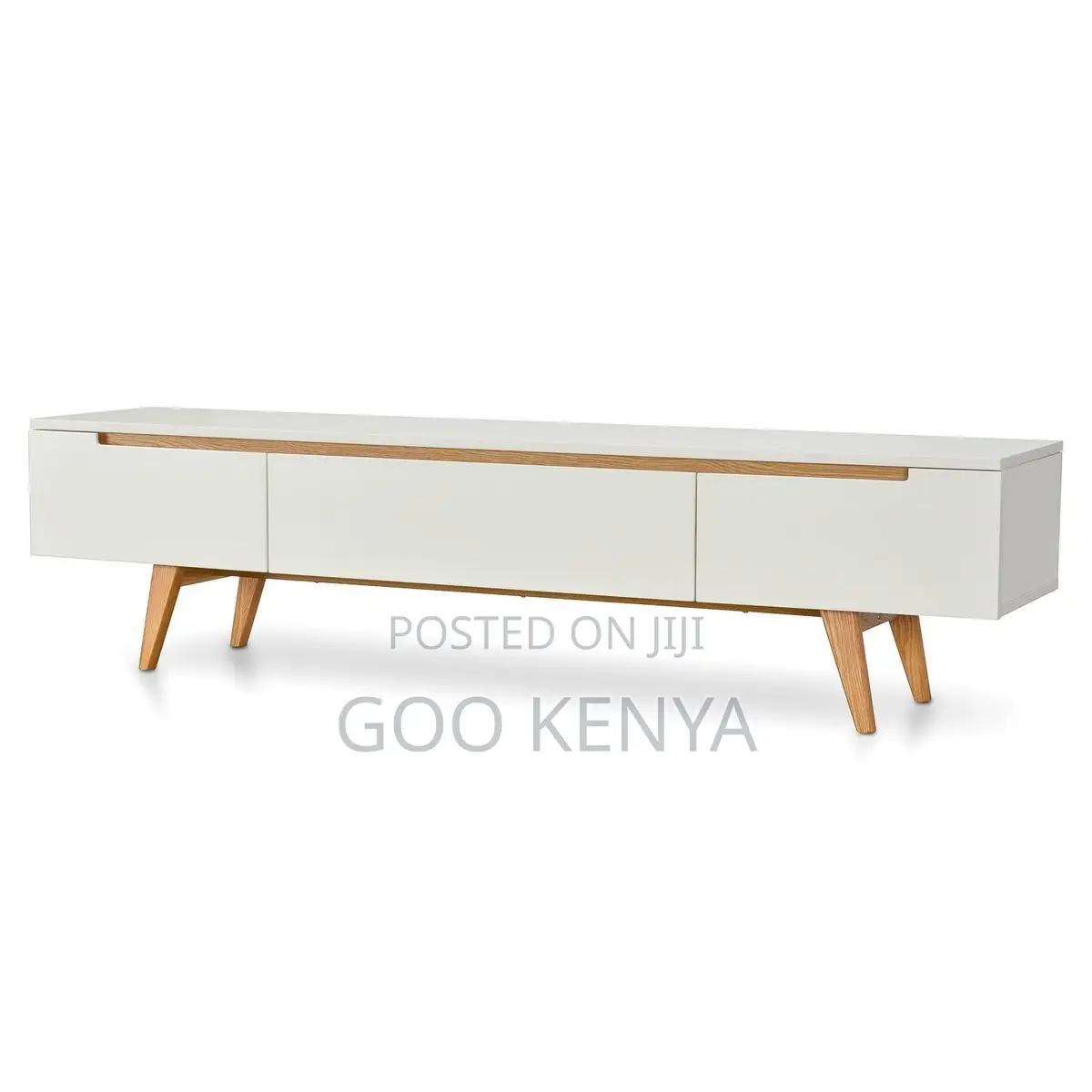 Living Room Tv Cabinet; Sleek White Wooden Tv Console