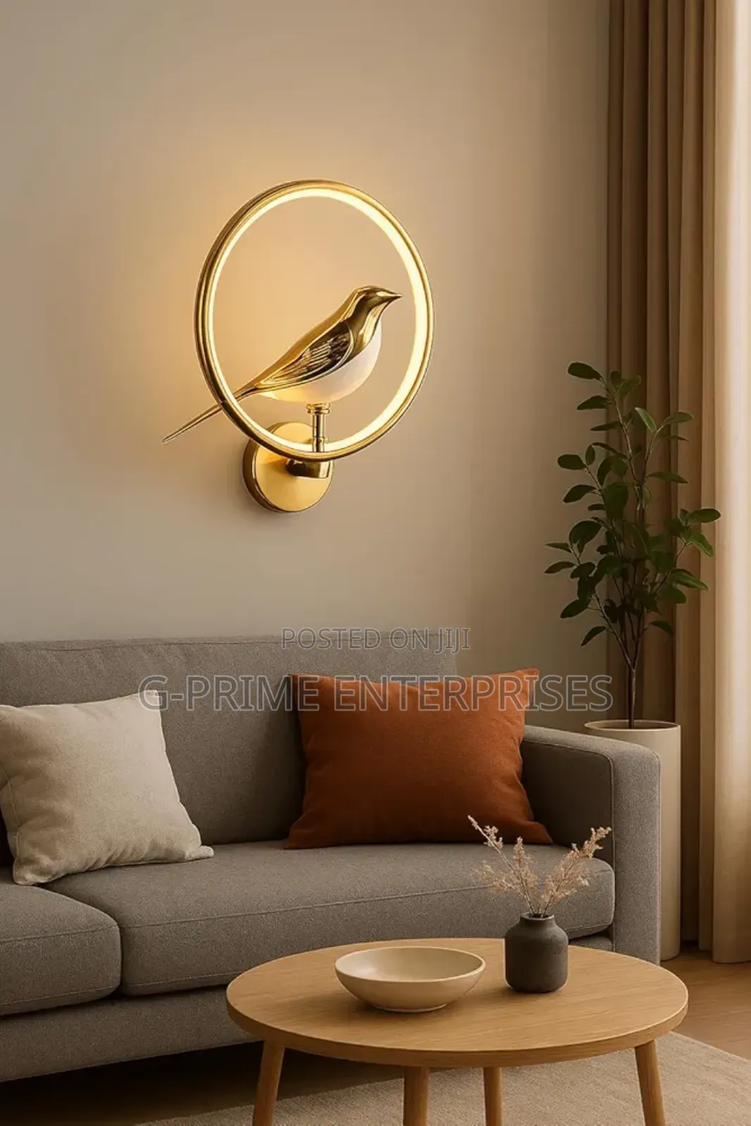 Bird Ring Wall Light , Decorative Wall Lamp