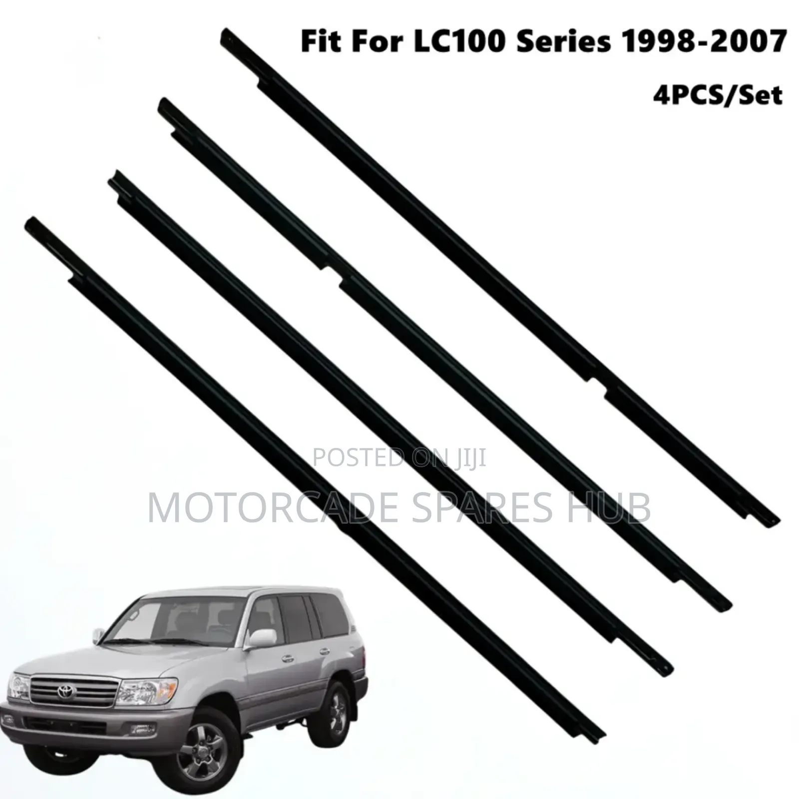 Toyota Landcruiser 100 Series 1998-2007 Door Rubber Weather Strips Set