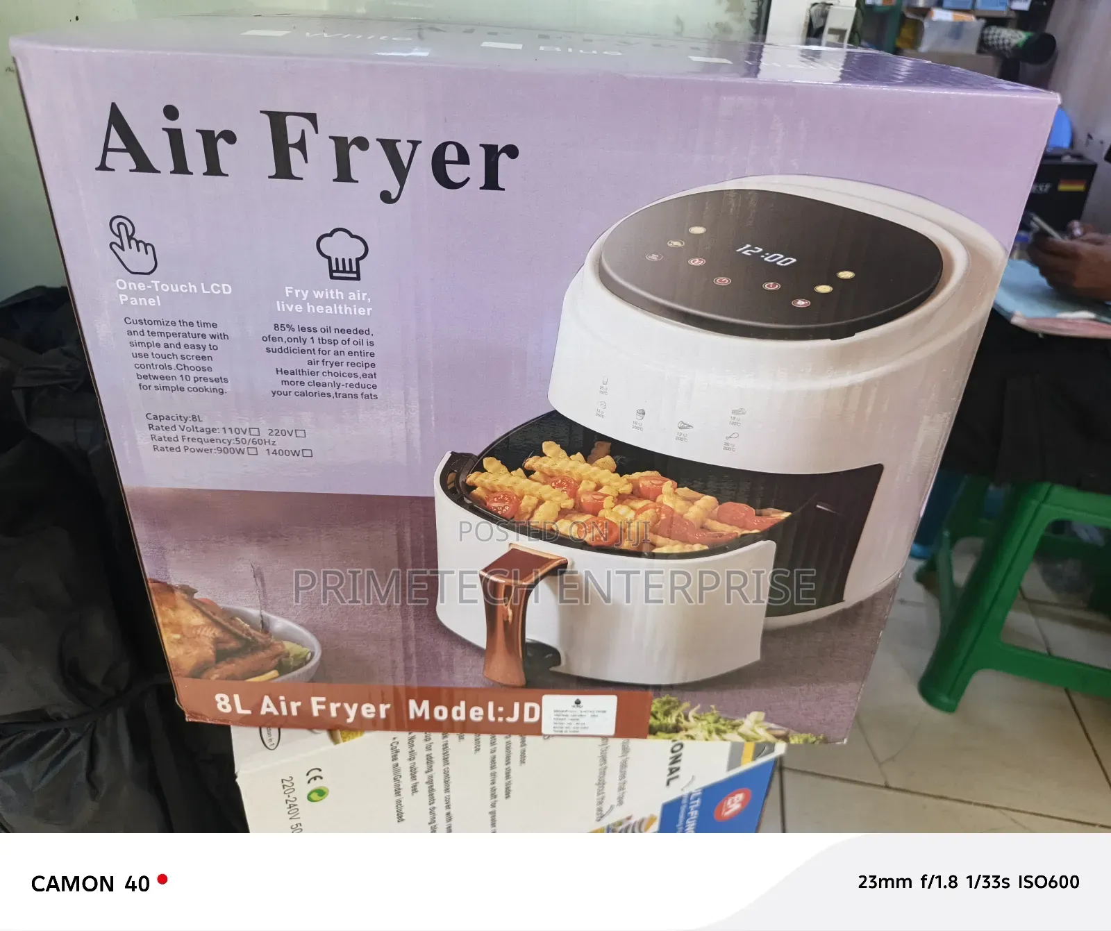 1400watts 8 L Nunix Airfryer