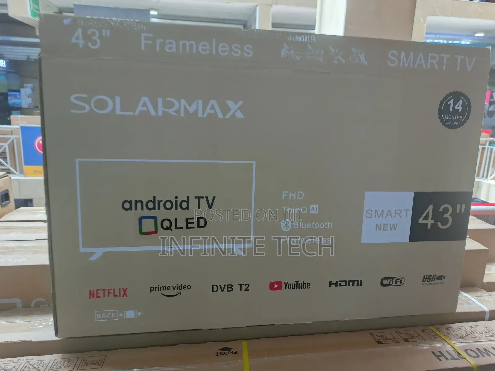 Solarmax 43 Inches Android Smart Tv FHD