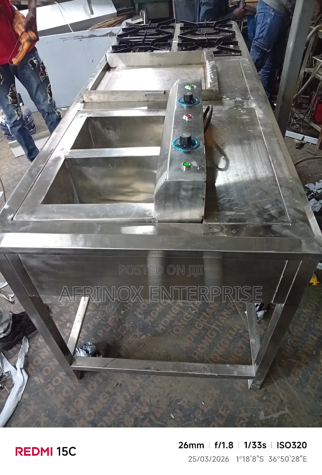 Restaurant Jiko, Combined Gas Cooker