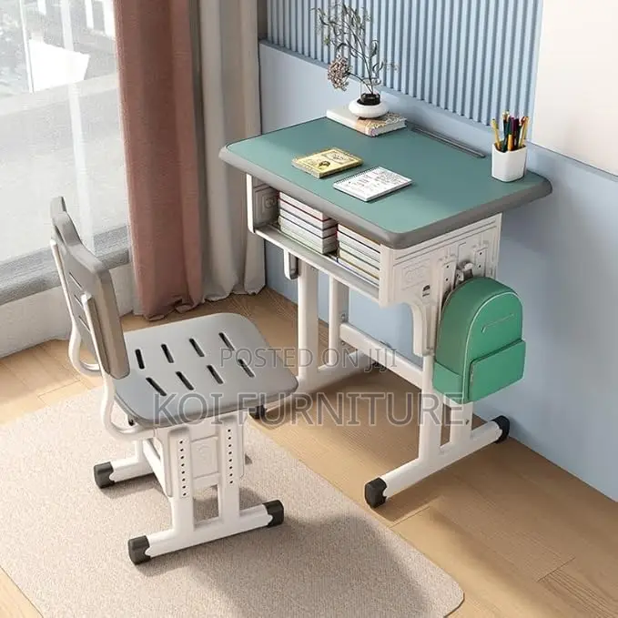 Home Desks; Adjustable Contemporary Desk Chair Set for Studies