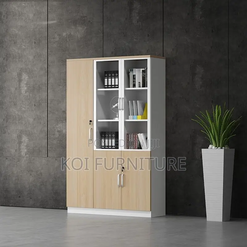 Office Cabinet; Three Doors Executive Essential Filing Cabinet