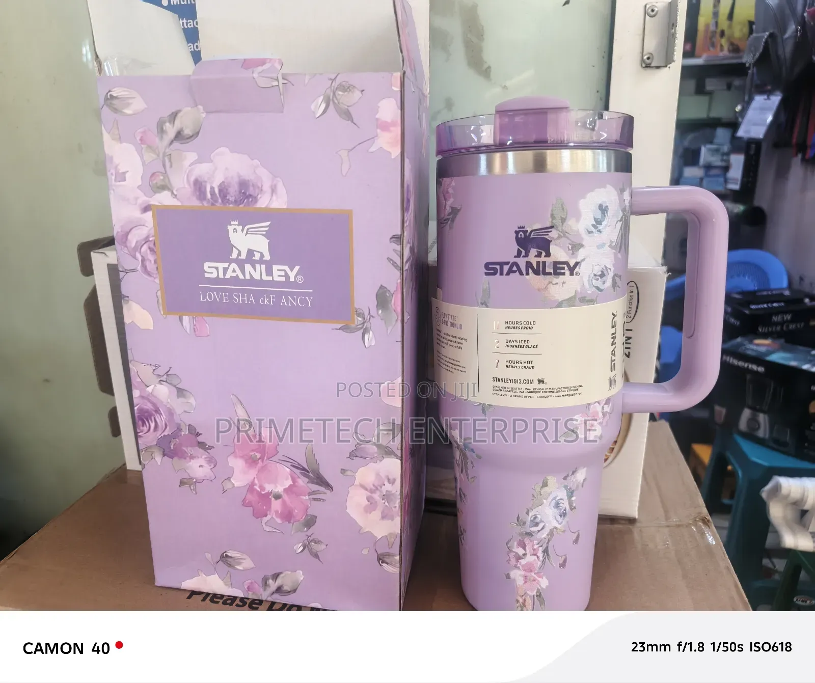 Floral Purple Stanley Cups