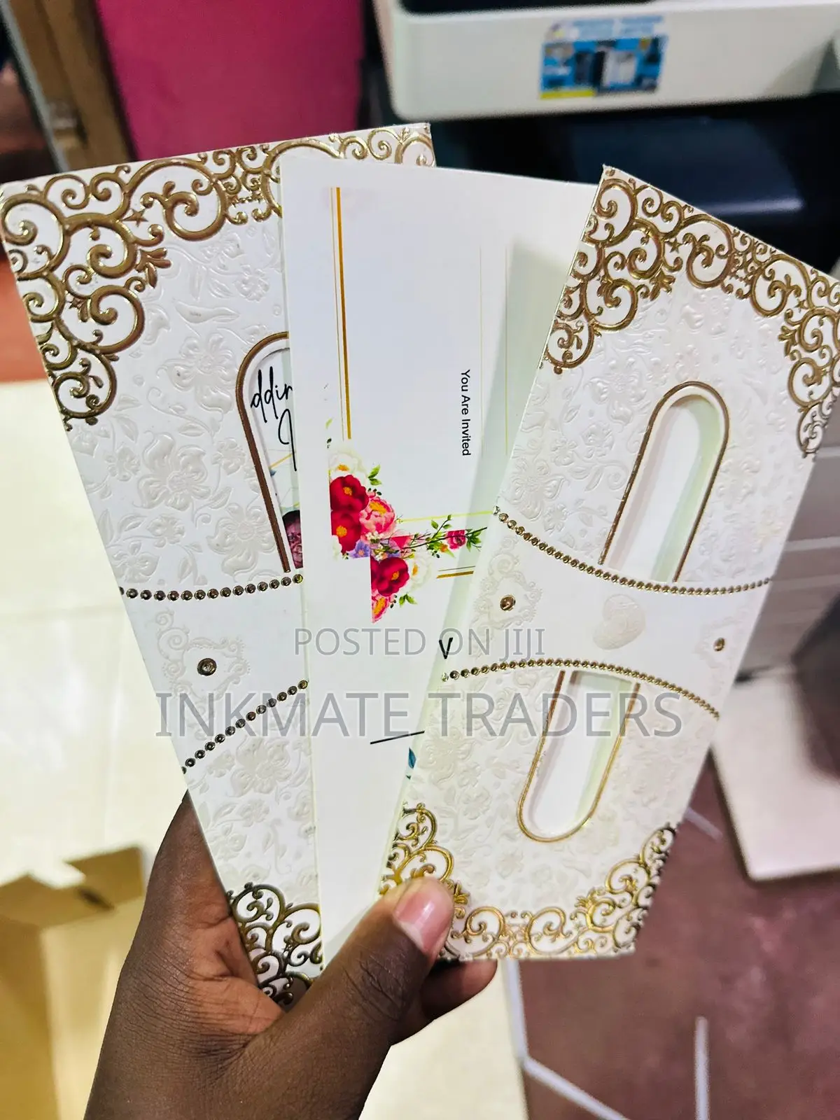 Elegant Classic Wedding Card Printing