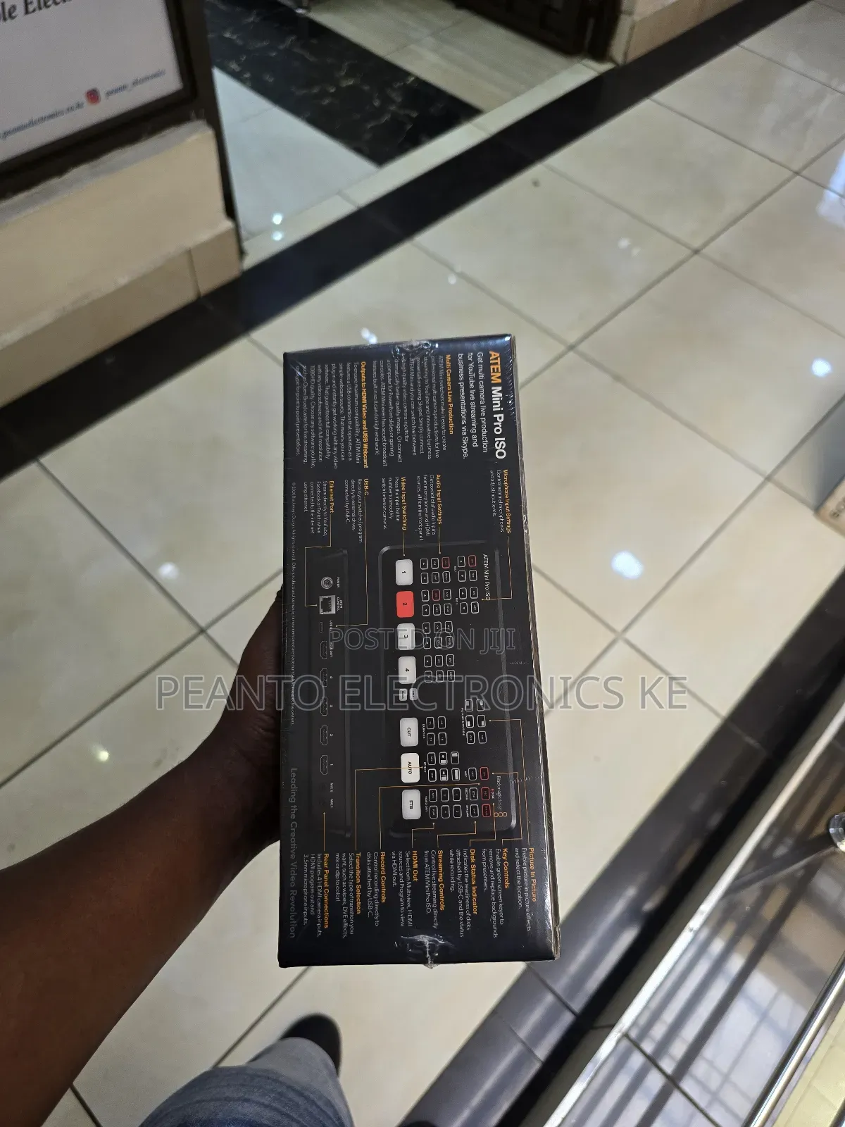 Blackmagic Design Atem Mini Pro Iso Hdmi Live Stream Switcher