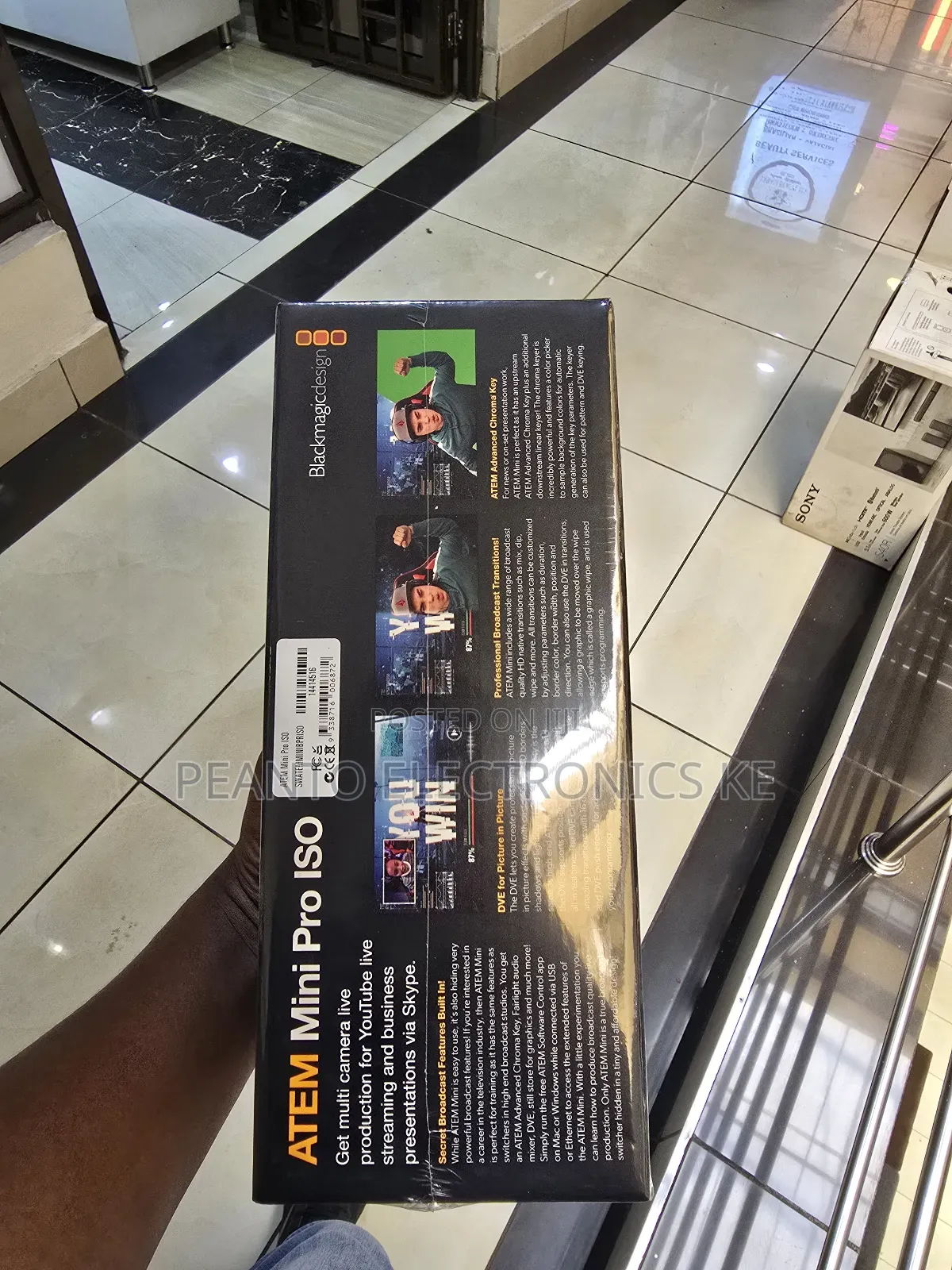 Blackmagic Design Atem Mini Pro Iso Hdmi Live Stream Switcher