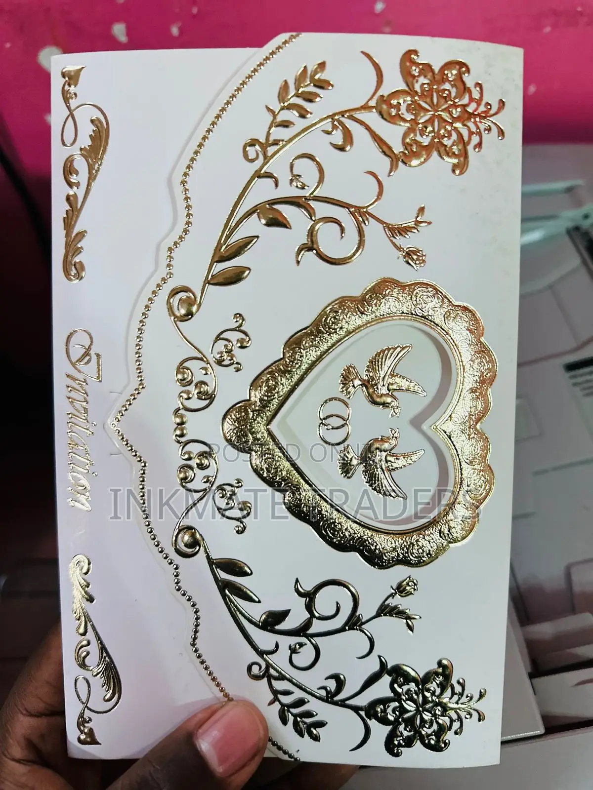 Graceful Union Wedding Card Printing
