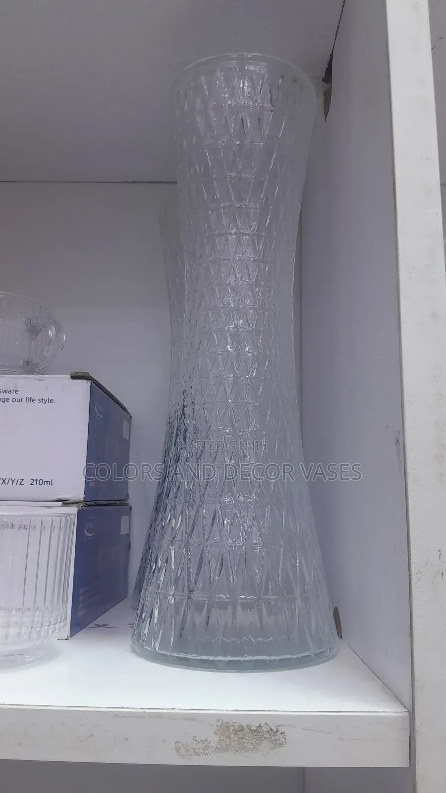 Long Glass Decanter