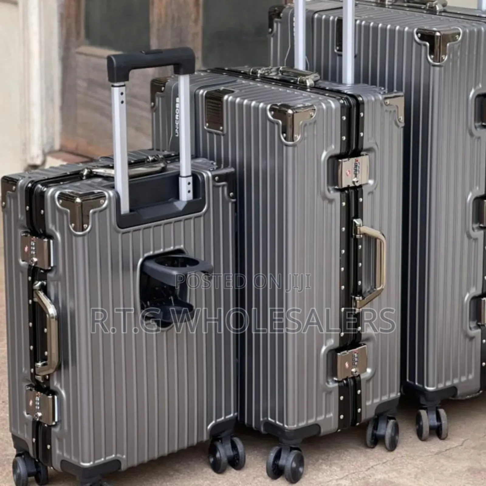 3-in-1 Aluminium Zipless Suitcase Briefcase Travel Bag