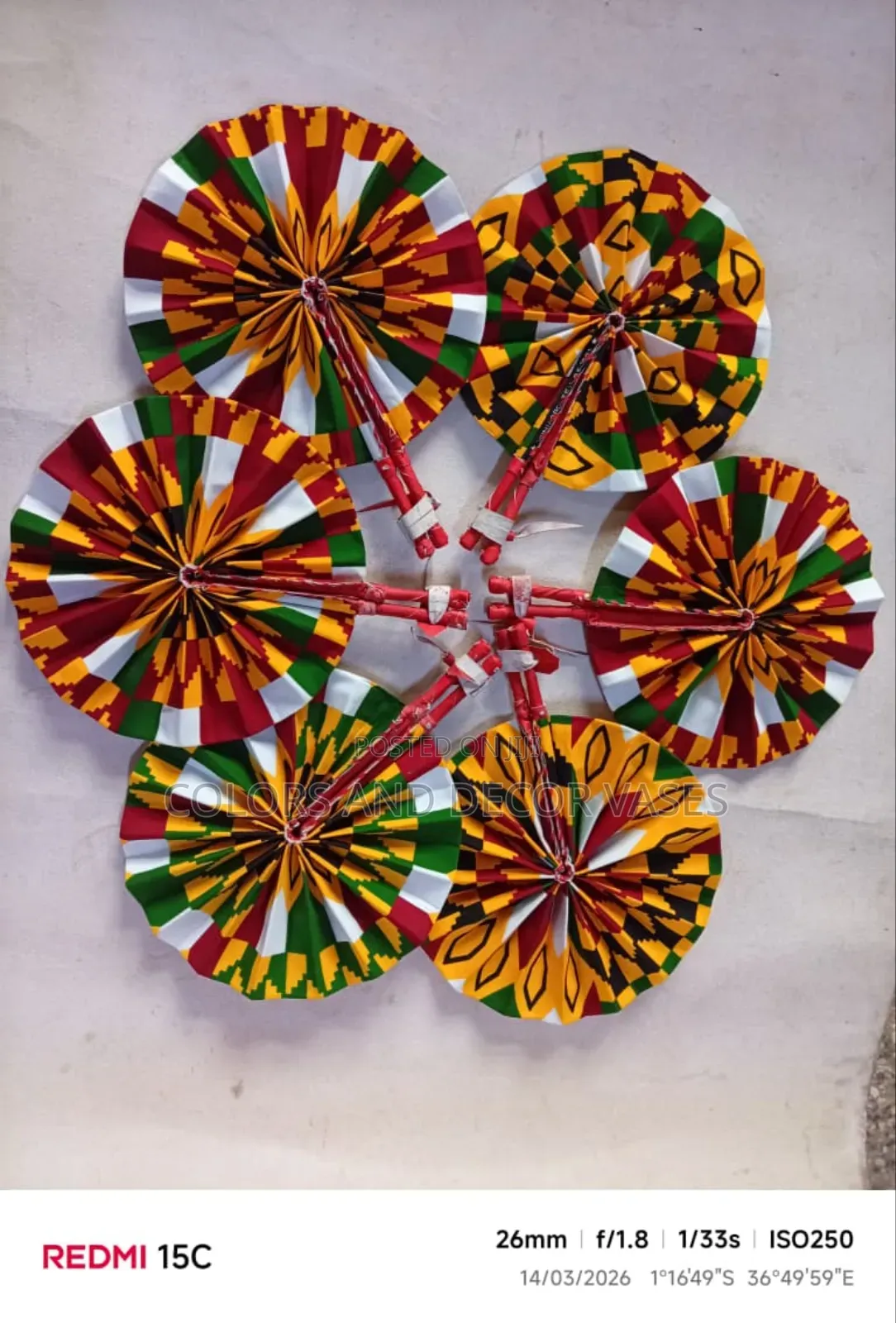 African Fans in Stock