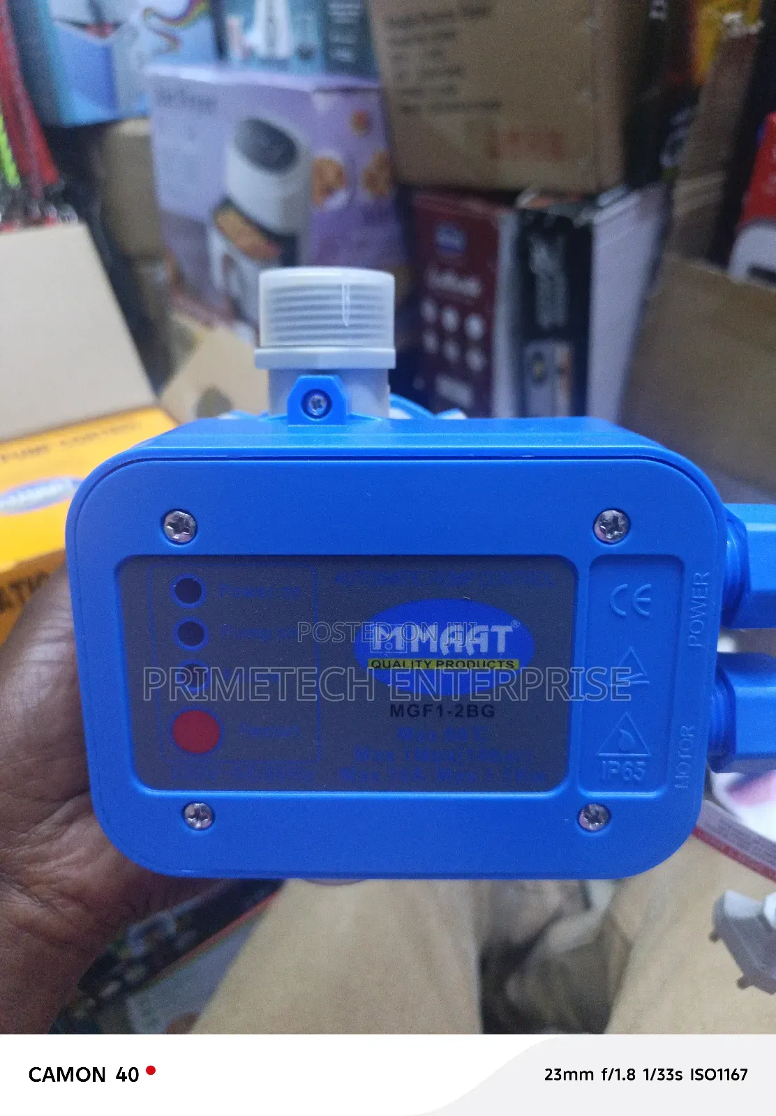 10bar Water Pump Pressure Control
