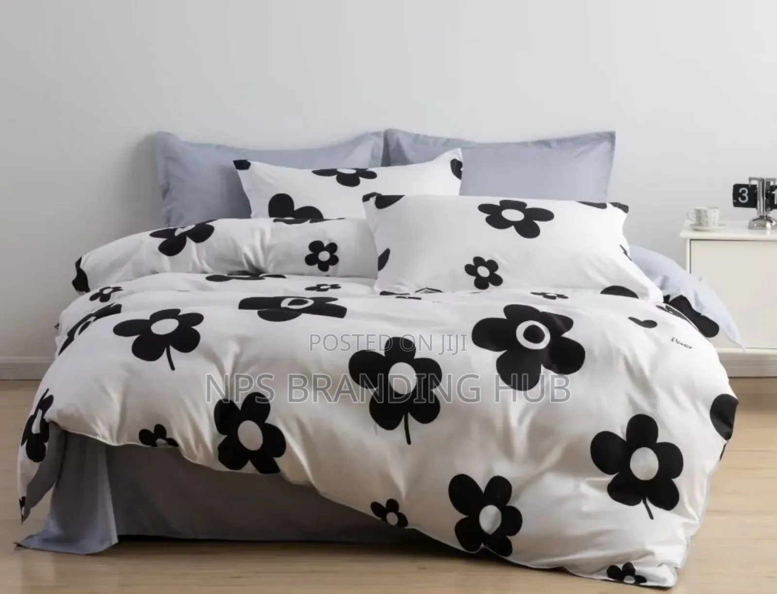 Nordic Style Cotton Microfiber Duvet Cover Set 2sided (6*6/6*7). Sk