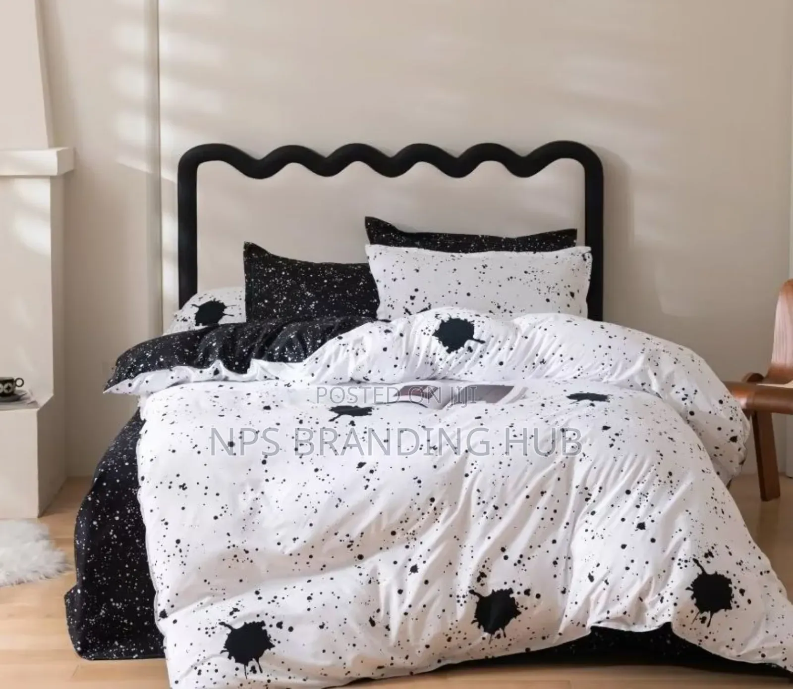 Nordic Style Cotton Microfiber Duvet Cover Set 2sided (6*6/6*7). Sk