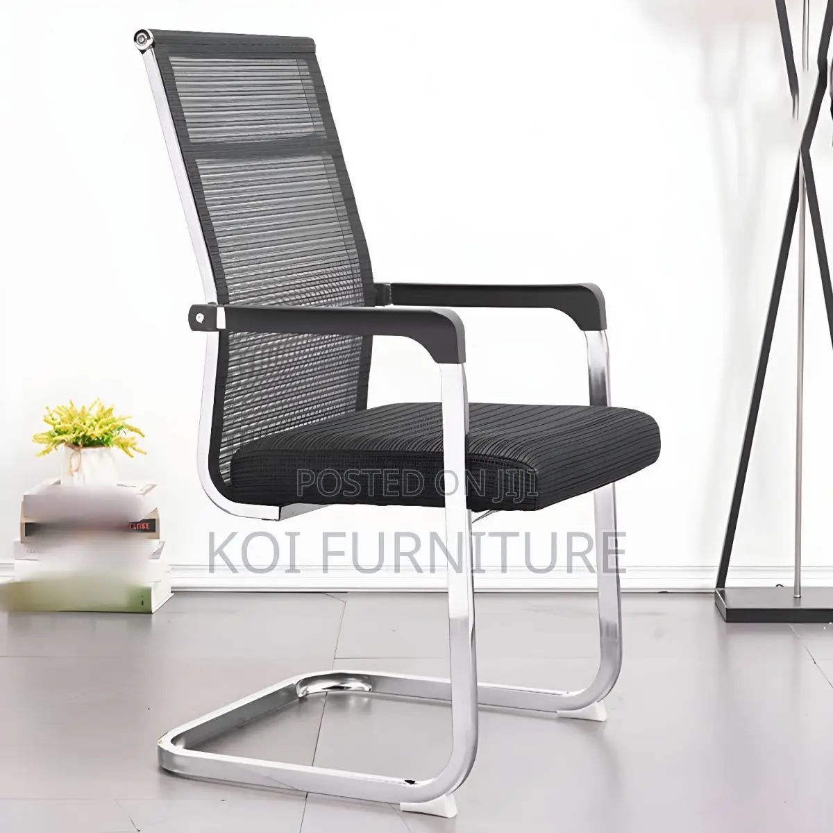 Office Chair : Mesh Cantilever Office Guest Seat