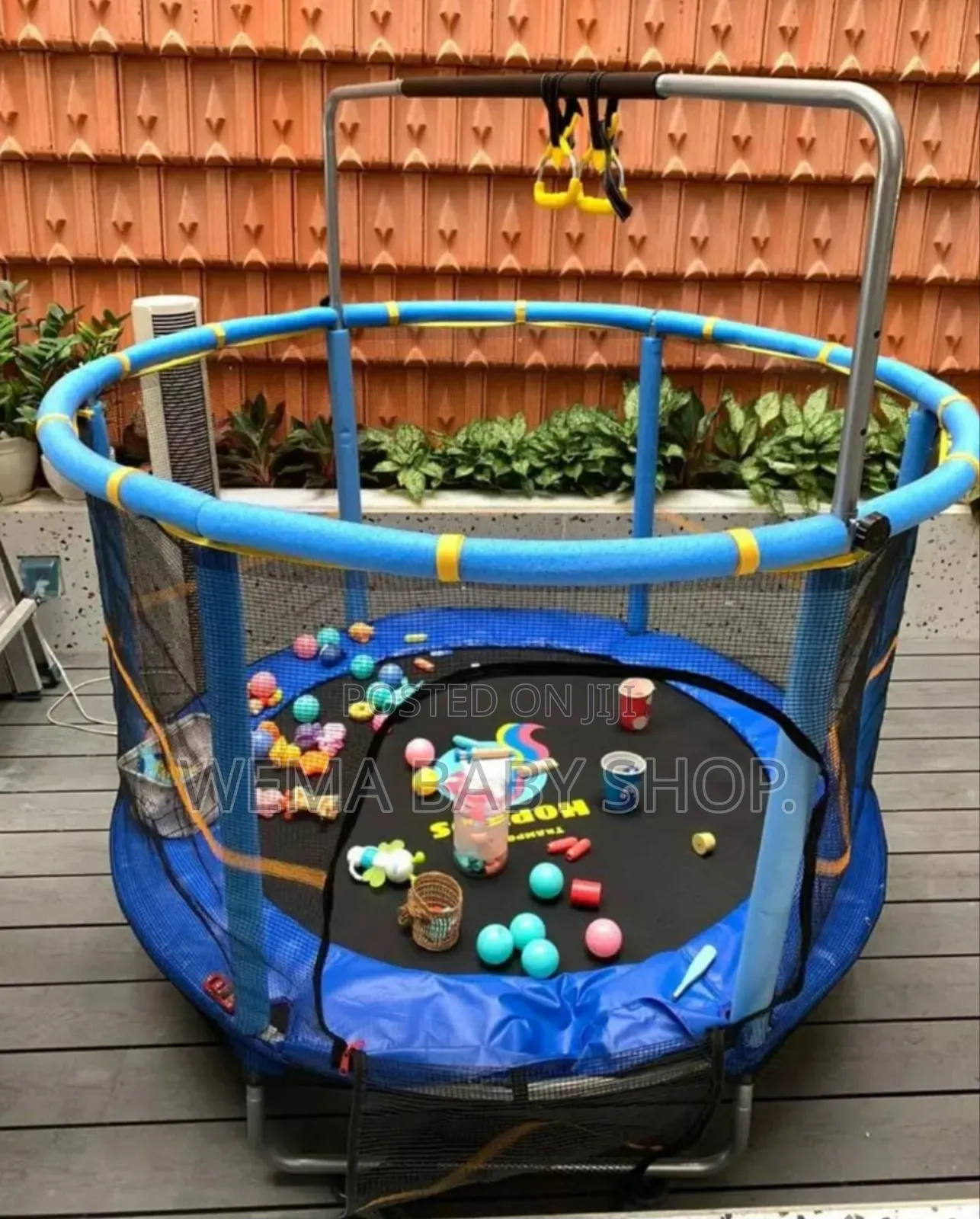 5ft Trampoline for Kids With Safety Enclosure