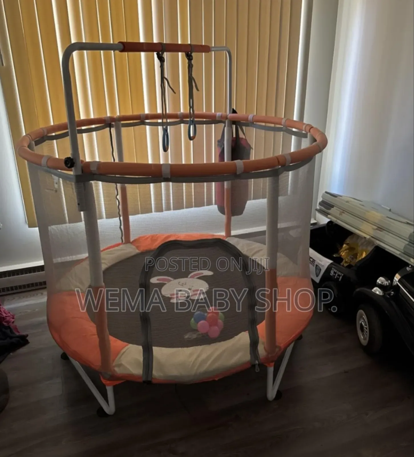 5ft Trampoline for Kids With Safety Enclosure