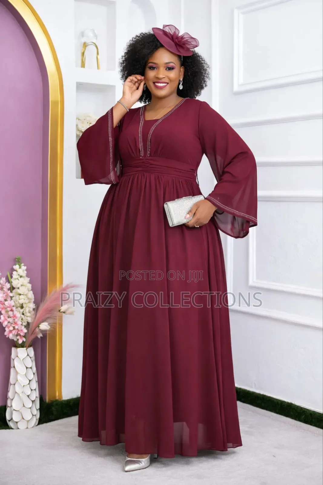 Original Heavy Chiffon Maxi Dress