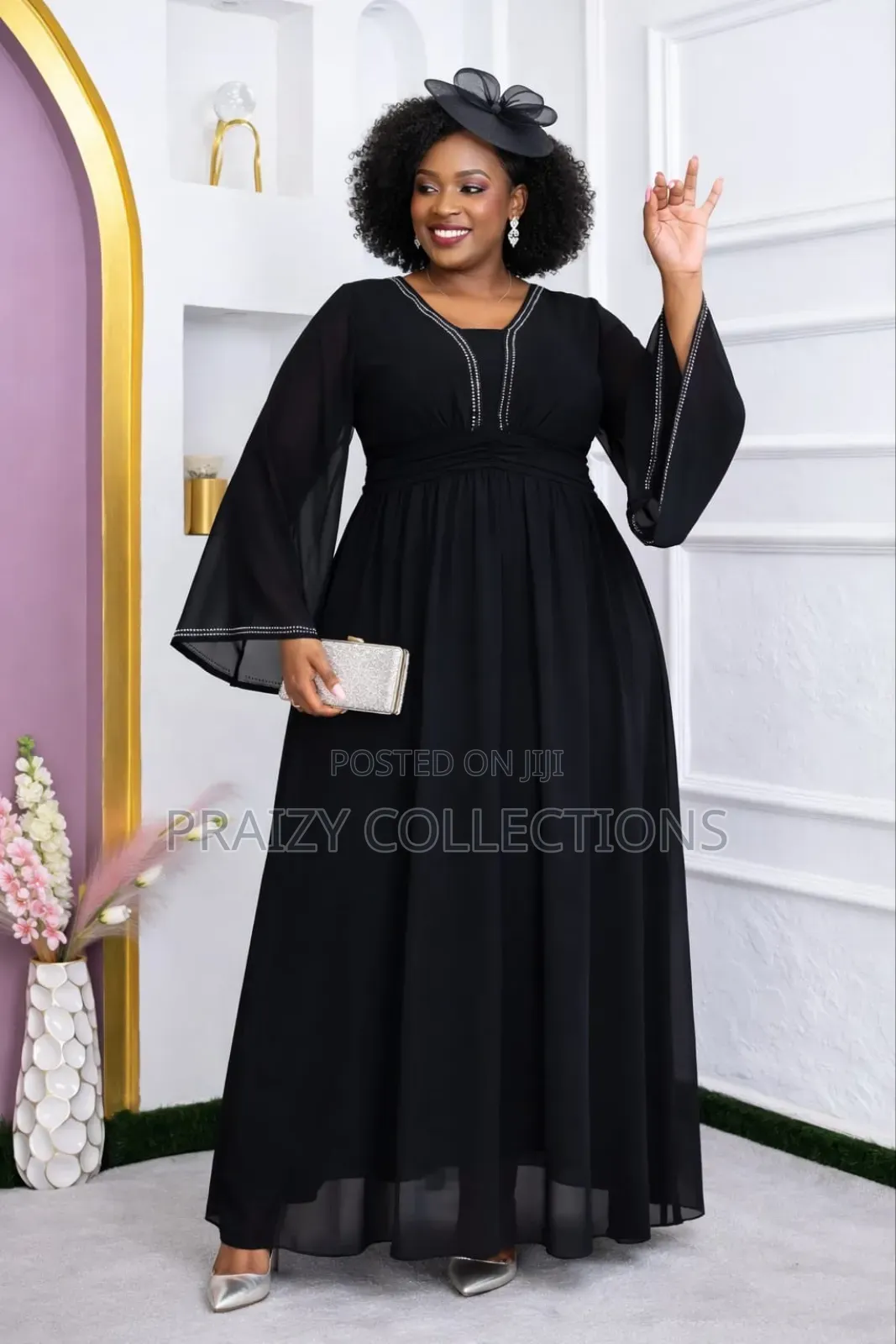 Original Heavy Chiffon Maxi Dress