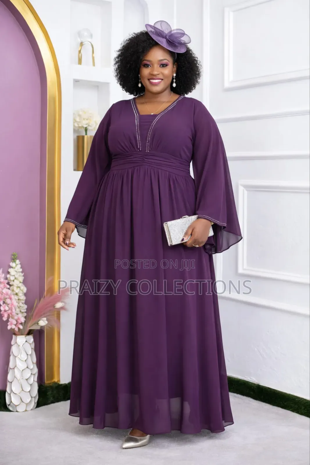 Original Heavy Chiffon Maxi Dress