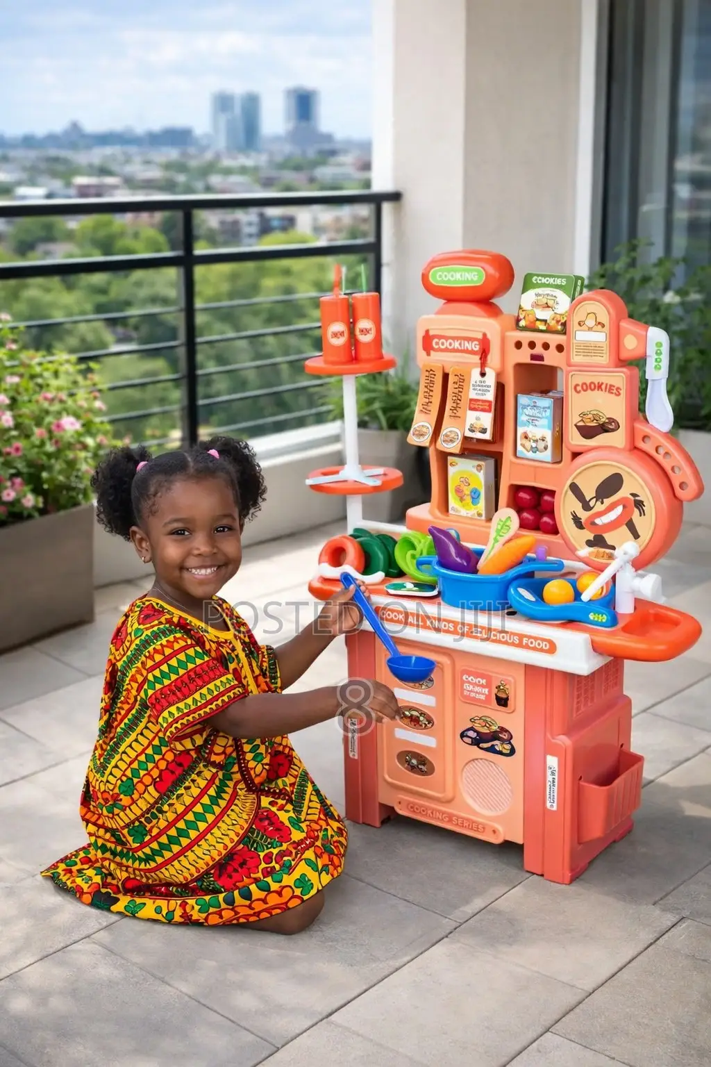 Kids Kitchen Set for Sale – Toy Cooking Playset With Food Utensils