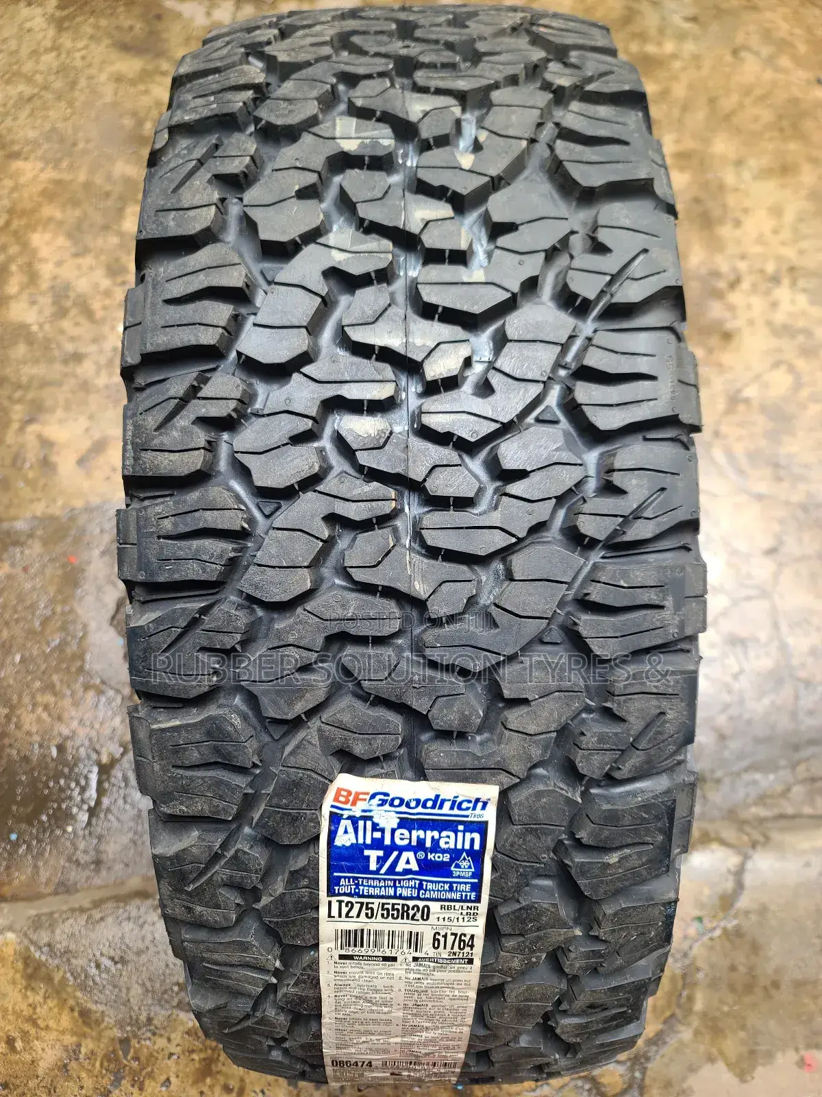 275/55r20 Bf Goodrich Tyres a/Tk02 All-Terrain