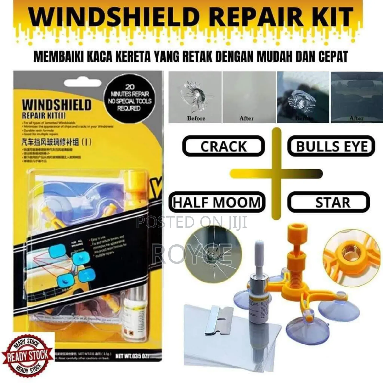 Windshield Repair Kit