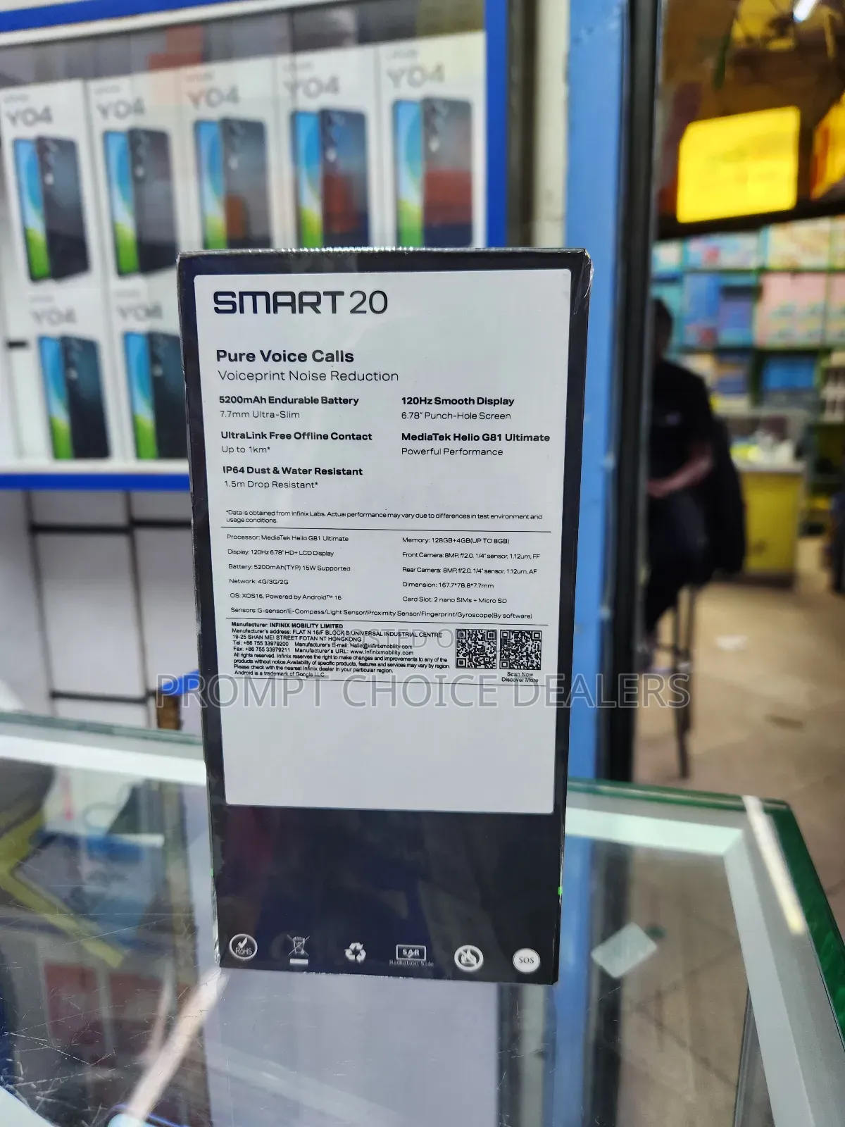 New Infinix Smart 10 Plus 128 GB Black