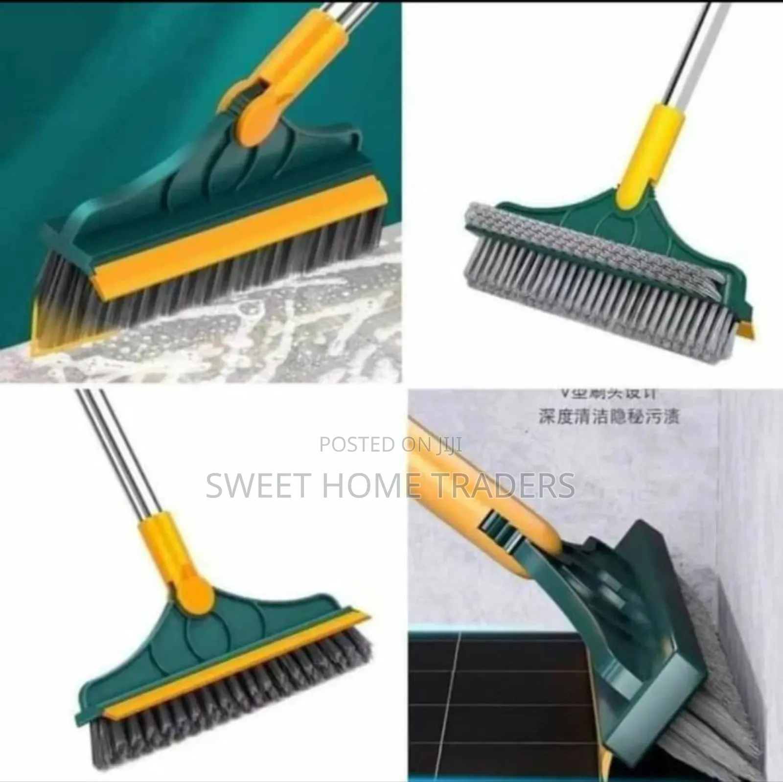 *3-in-1 Floor Scrubbing Brush,