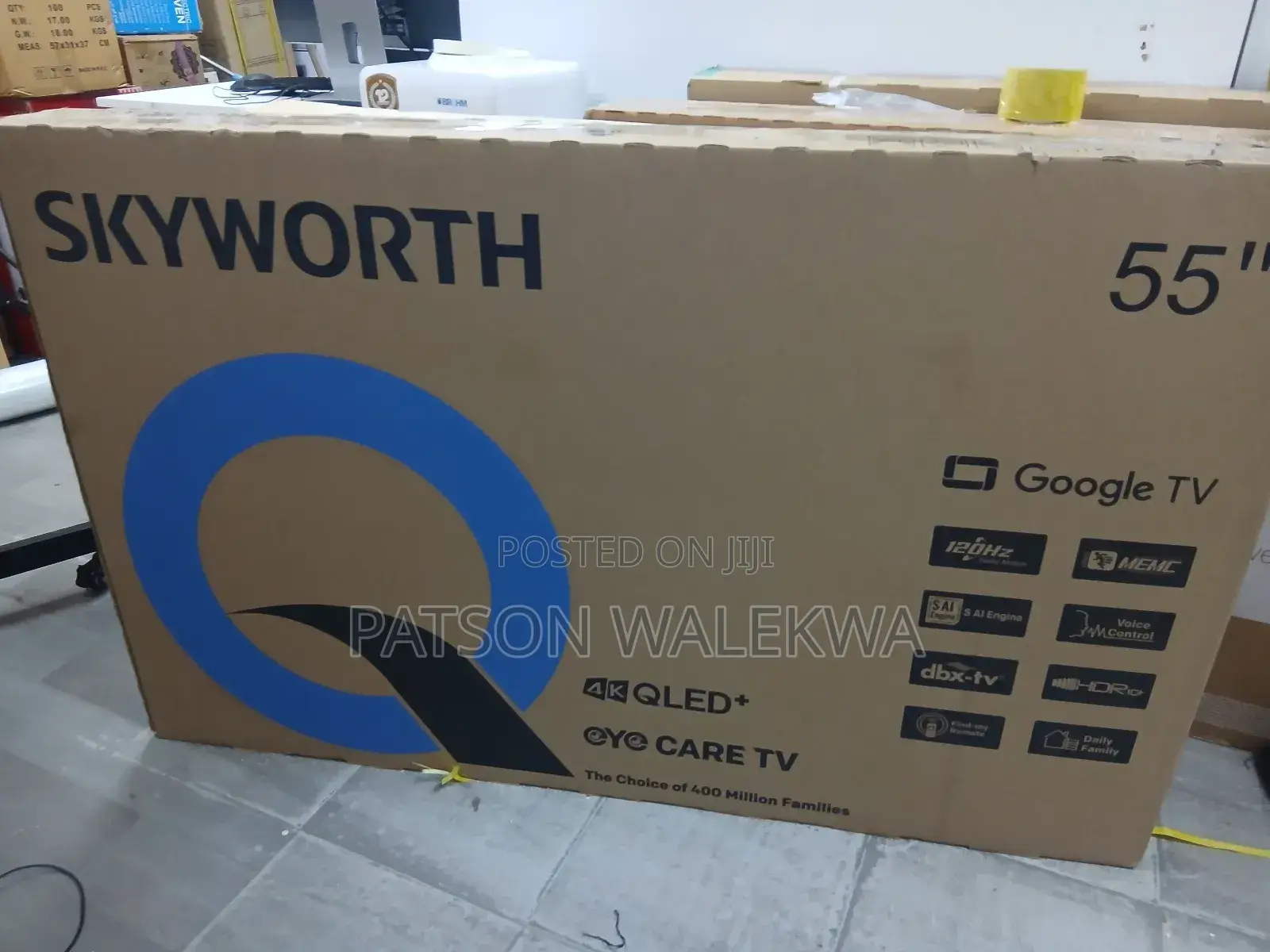 Skyworth 55 Inch Qled 55q6500g Tv Smart Google Tv Uhd